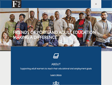 Tablet Screenshot of friendsofpae.org